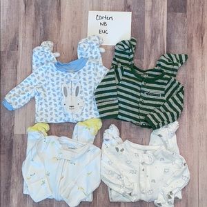 Carters NB footie pjs